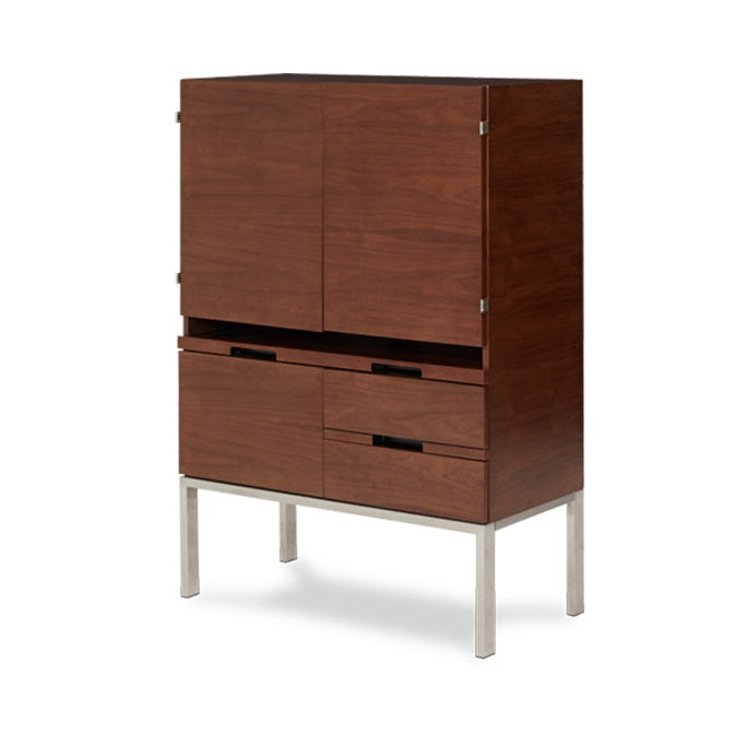 AICO Furniture Incept Secretary in Dark Almond image