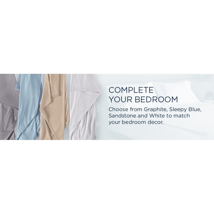TEMPUR breeze cooling Sheet Set Sleepy Blue