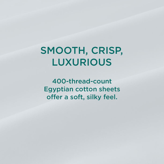 TEMPUR Luxe Egyptian Cotton Pillowcase Set White