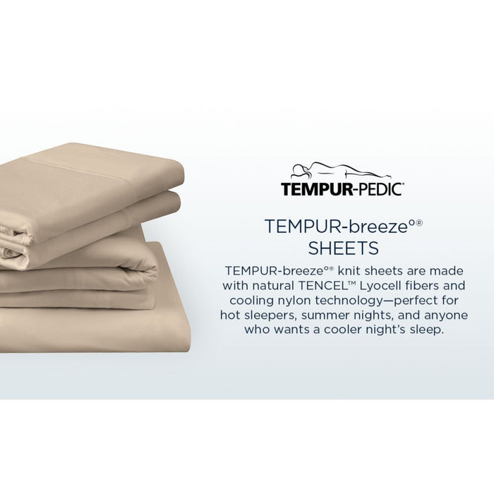 TEMPUR breeze cooling Sheet Set Sleepy Blue