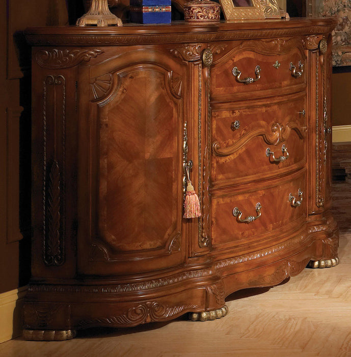 AICO Cortina Dresser in Honey Walnut