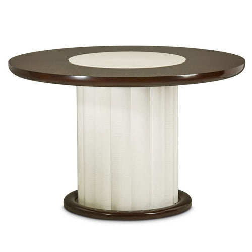 AICO Paris Chic "60 In Round Dining Table in Espresso image
