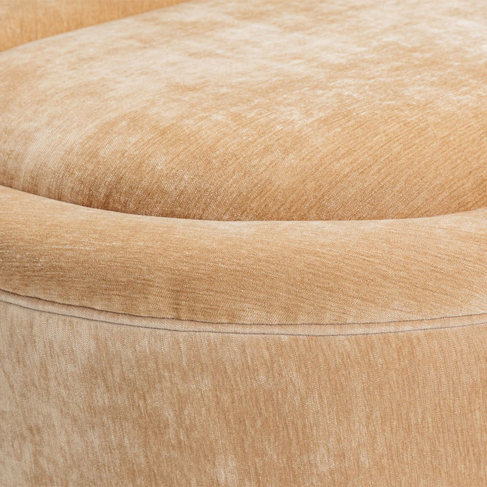 AICO Malibu Crest Clover Cocktail Ottoman in Dark Espresso