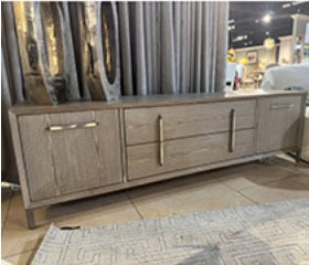 AICO Furniture Lotus Bay TV Console in Sand image