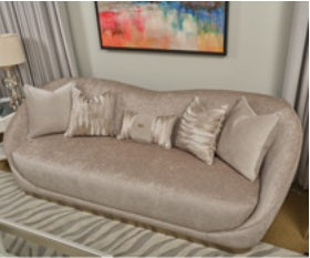 AICO Furniture La Rachelle Sofa LUSTRE in Champagne image