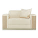 AICO Laguna Ridge Chair and Half in Washed Oak image