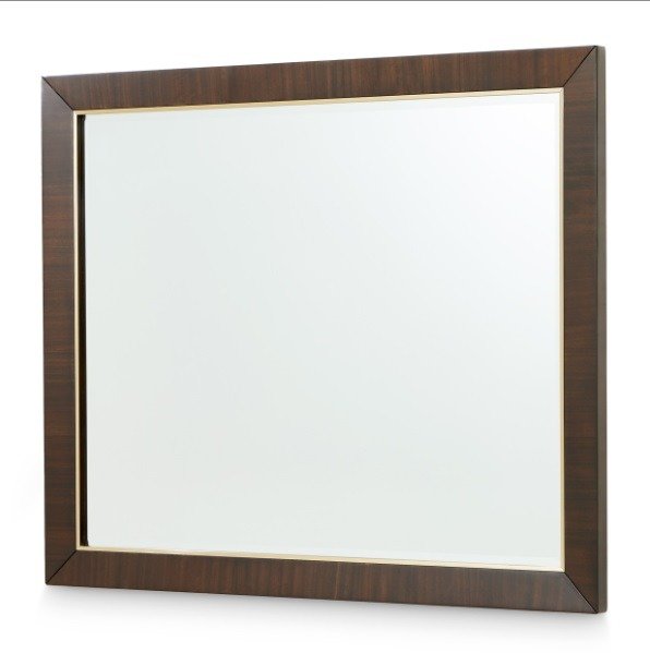 AICO Belmont Place Wall Mirror in Espresso image