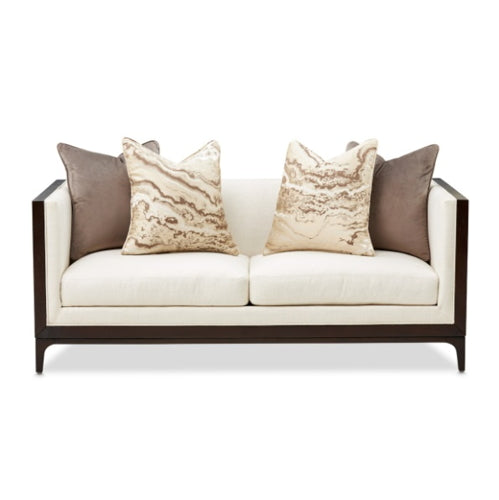 AICO Furniture Belmont Place Loveseat in Espresso