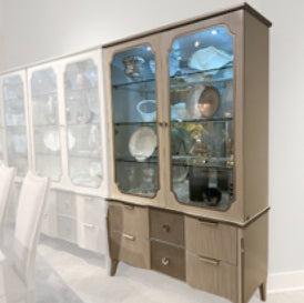 AICO Furniture La Marisia Display Cabinet in Creamy Pearl image