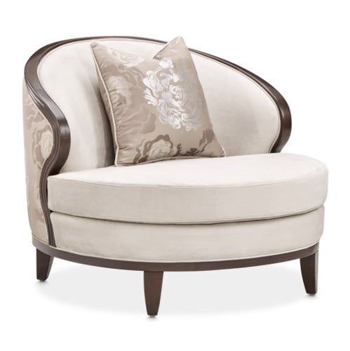 AICO Furniture Camellia Field Matching Chair in Warm Pecan image