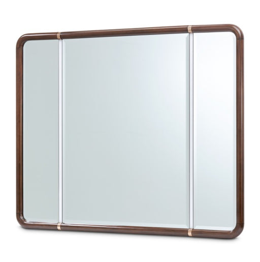 AICO Furniture Mason Park Dresser Mirror in Umber image