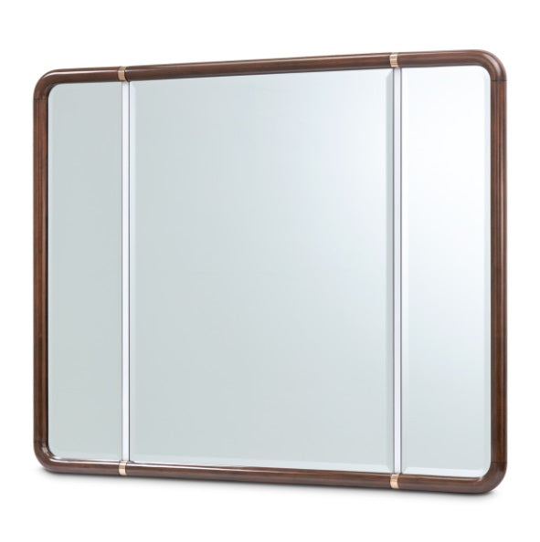 AICO Furniture Mason Park Dresser Mirror in Umber image