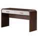 AICO Furniture Houston Vanity Desk in Walnut image