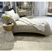 AICO Furniture Scotts Square Chaise CornSilk in Light Champagne image