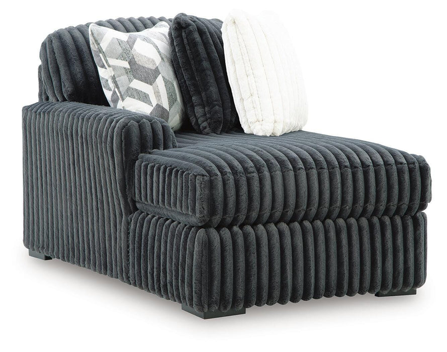 Midnight-Madness Sectional Sofa with Chaise