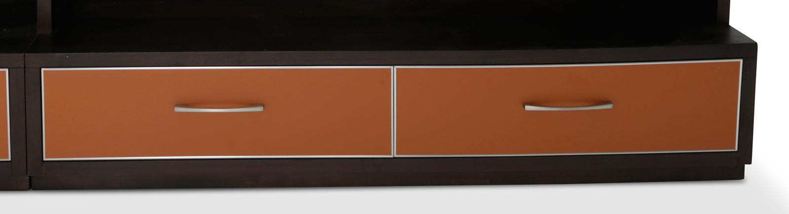 21 Cosmopolitan Right Entertainment Base in Umber/Orange