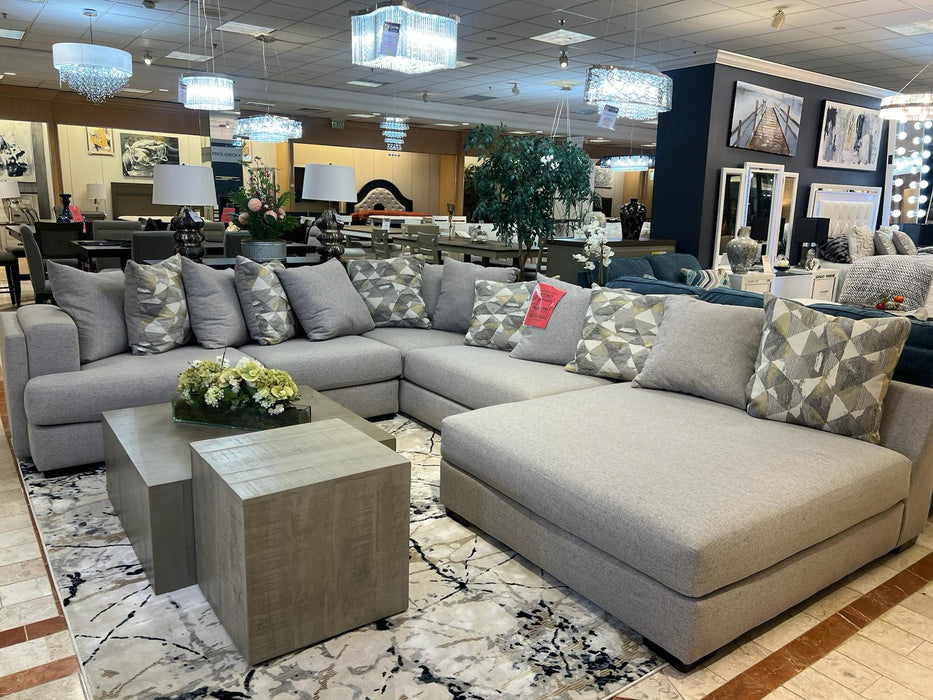 $1899 Gray Fiber Sectional