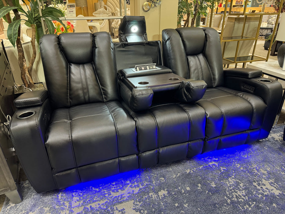 X9990 Dual power reclining sofa and loveseat $1999