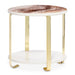 AICO Ariana End Table in Gold image