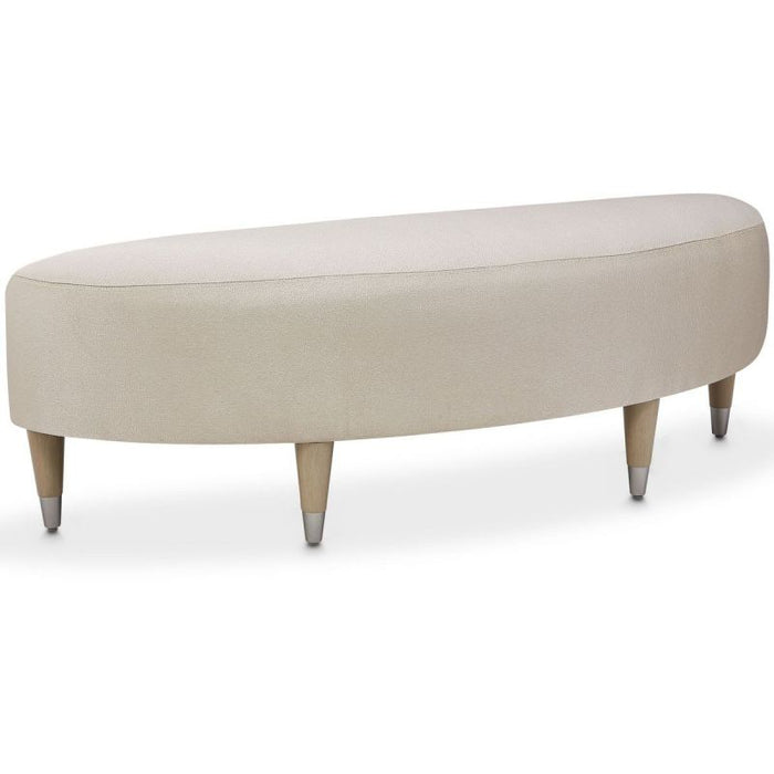 AICO Eclipse Bed Bench in Moonlight