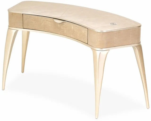 AICO Malibu Crest Vanity/Writing Desk in Blush