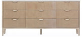 AICO Malibu Crest 9 Drawer Dresser in Blush 9007050-131 image
