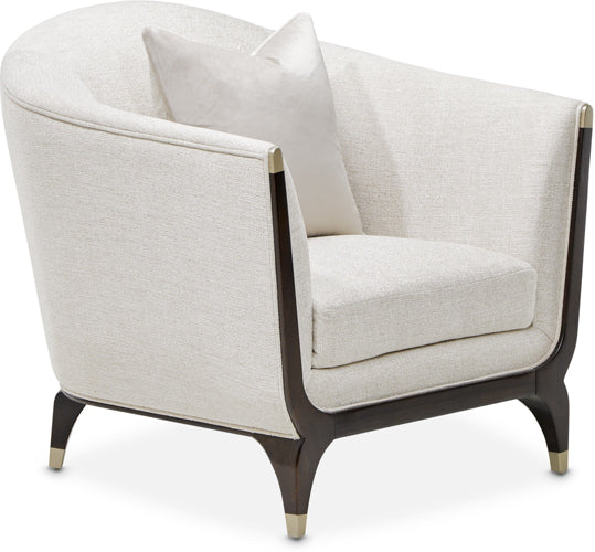 AICO Paris Chic Matching Chair Cremini in Espresso image