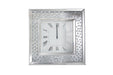 AICO Montreal Square Wall Clock w/Crystal Accents image