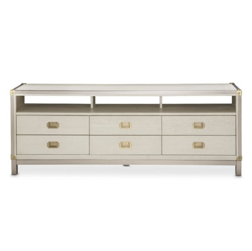 AICO Furniture Menlo Station TV Console in Eucalyptus image