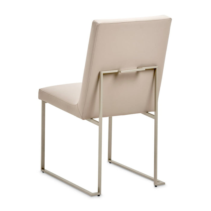 AICO Marin Side Chair (Set of 2) in Greige