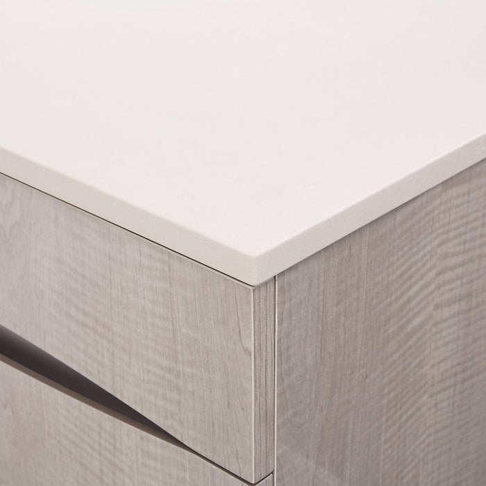 AICO Marin Nightstand in Greige