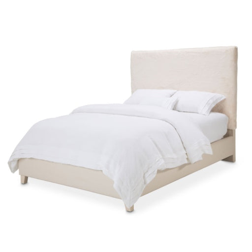 AICO Furniture Emerson Queen Upholstered Bed in Powder image