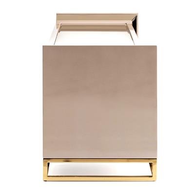 AICO Carmela Media Cabinet in Shimmer Ivory