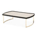 AICO Furniture Lisbon Cocktail Table in Silken Matte Black image