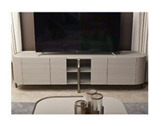 AICO Furniture Mod Dream Media Cabinet in Rich Champagne image