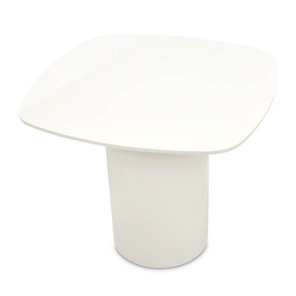 AICO Furniture Le Montreaux End Table in Cloud White