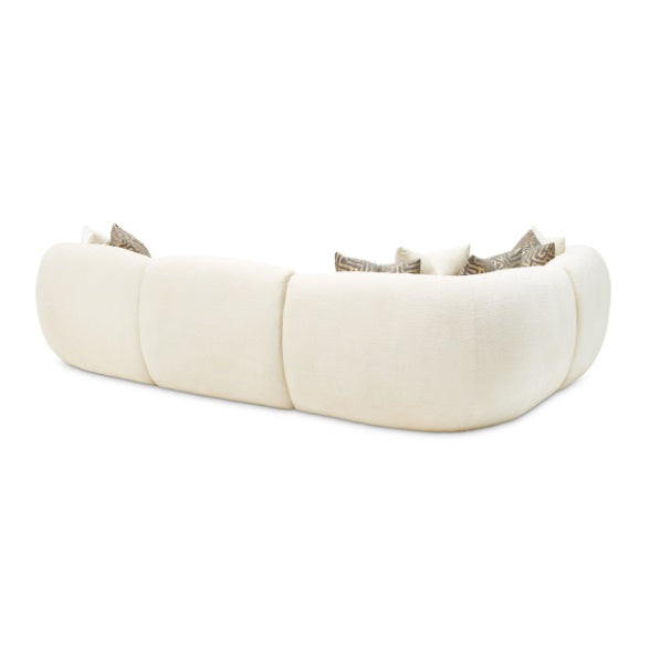 AICO Furniture Le Montreaux Corner Unit in Gardenia