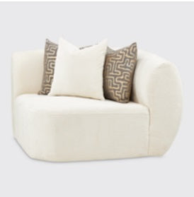 AICO Furniture Le Montreaux Corner Unit in Gardenia image