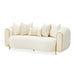 AICO Furniture Sassani Loveseat Crepe in Gold image