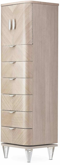 AICO Malibu Crest Lingerie Swivel Chest in Blush