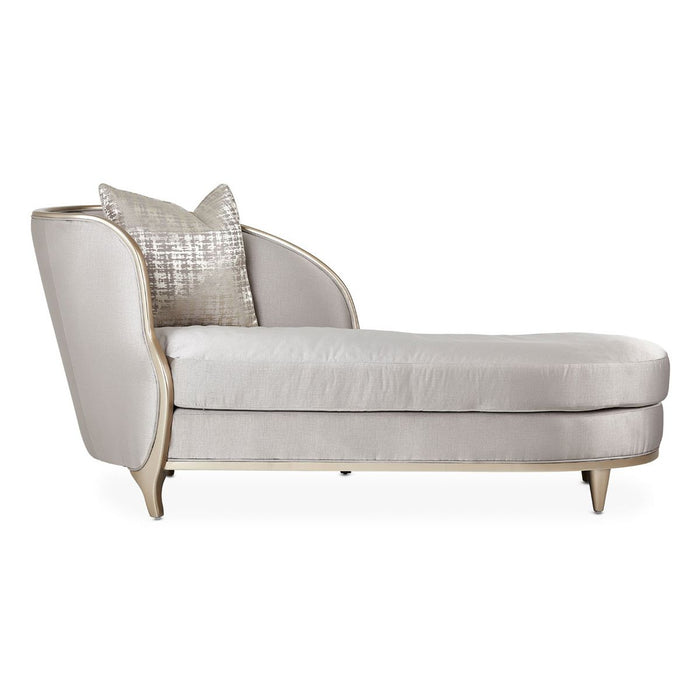 AICO Malibu Crest Chaise in Chardonnay
