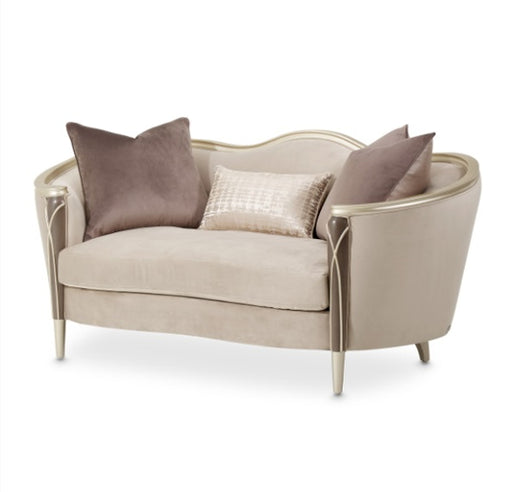 AICO Villa Cherie Loveseat in Hazelnut image