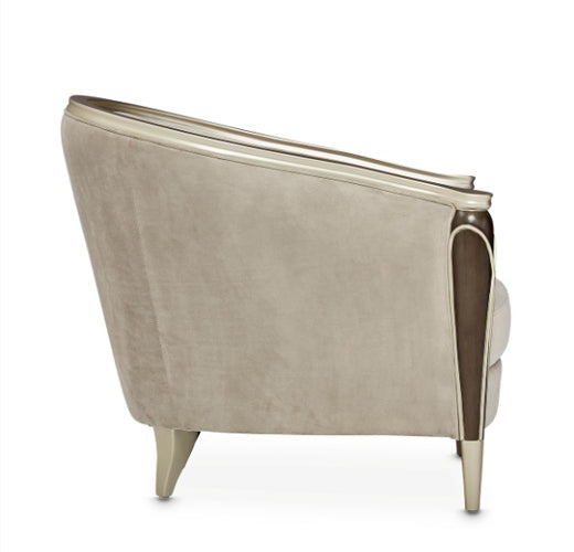 AICO Villa Cherie Matching Accent Chair in Hazelnut