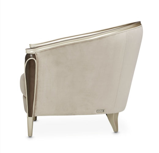 AICO Villa Cherie Matching Accent Chair in Hazelnut