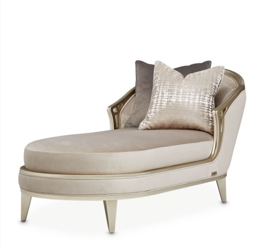 AICO Villa Cherie Chaise in Hazelnut image