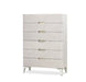 AICO Furniture Penthouse Vertical Storage Cabinet-Chest of Drawers in Ash Gray image