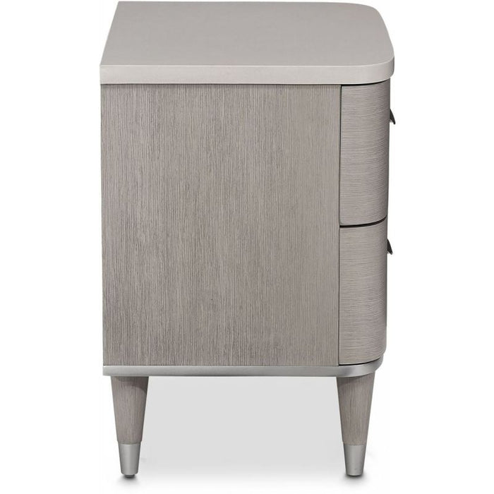AICO Eclipse Nightstand in Moonlight