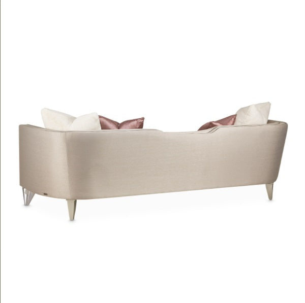 AICO Furniture Linea Sofa in Silver Mist