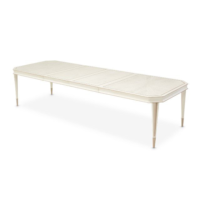 AICO La Rachelle Rectangular Dining Table in Medium Champagne image