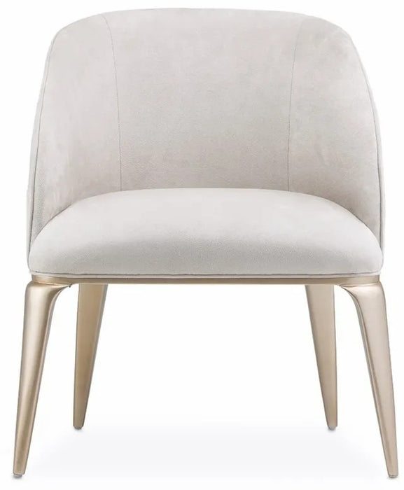 AICO Malibu Crest Vanity Chair in Chardonnay